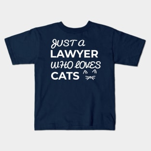 lawyer cat Kids T-Shirt